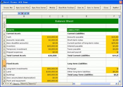 Excel Viewer OCX 3.2 screenshot