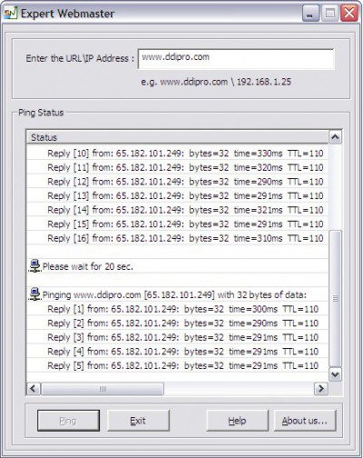 Expert Website Monitor 2.1.0.8 screenshot Expert Website Monitor 2.1.0.8 screenshot