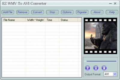 EZ WMV TO AVI Converter 3.70.70 screenshot
