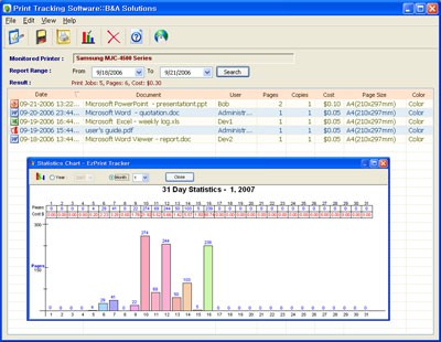 EzPrint Tracker 1.2 screenshot