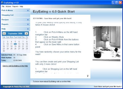 EzyEating 4.00.0026 screenshot