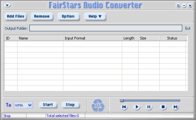 FairStars Audio Converter 1.95 screenshot