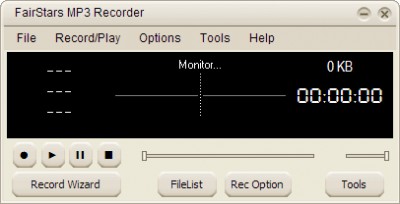 FairStars MP3 Recorder 2.40 screenshot