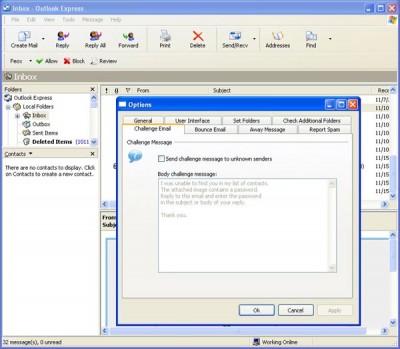 Feox for Outlook Express 1.0.0.1 screenshot