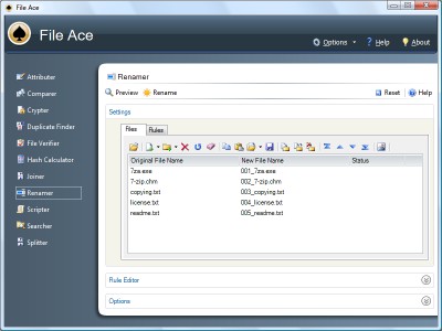 File Ace 2.05 screenshot