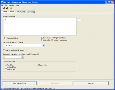File Monitor 3.7 screenshot