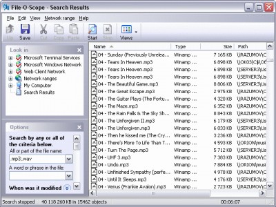 File-O-Scope 1.7 screenshot