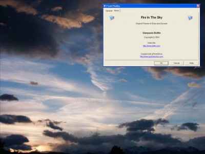 Fire In The Sky Screen Saver 1.1 screenshot