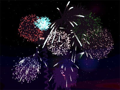 Firework Screen Saver 1.1 screenshot