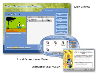 Flash Screensaver Creator 2.2 screenshot