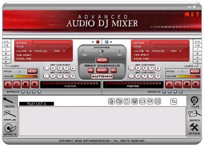 Free Audio Mixer 4.0.0.1 screenshot