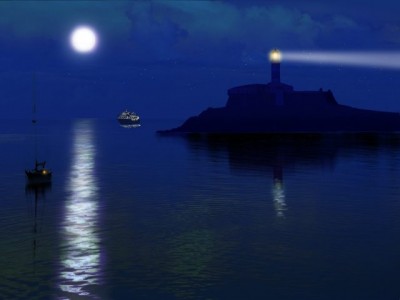 Free Sea Lighthouses 3D Screensaver 1.0 screenshot