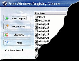 Free Windows Registry Cleaner 2.0.0 screenshot