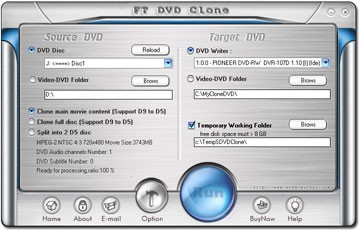 FT DVD Clone 4.1.0 screenshot