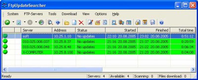 FTPUpdateSearcher 1.0.4.1 screenshot