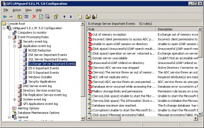 GFI LANguard Security Event Log Monitor 5 screenshot
