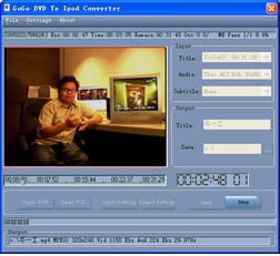 Gogo DVD To PSP Converter 1.2 screenshot