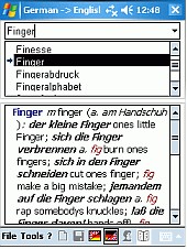 Gold Dictionaries German HPC 2.7 screenshot