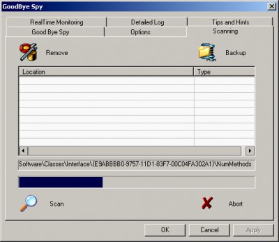 GoodBye Spy 4.01 screenshot