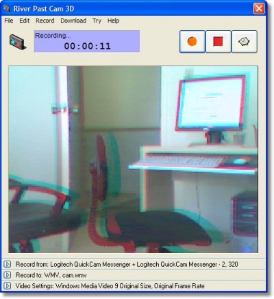 HeavyMath Cam 3D Webmaster Edition 2.12 screenshot