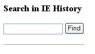History Search 1.10 screenshot
