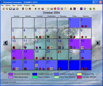 Hormonal Forecaster - Fertility Software 5.2 screenshot