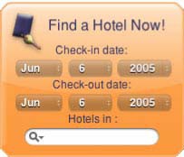 HotelSearch Yahoo! Widget 1.3 screenshot HotelSearch Yahoo! Widget 1.3 screenshot