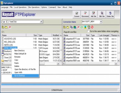 HS FTPExplorer 4.13 screenshot