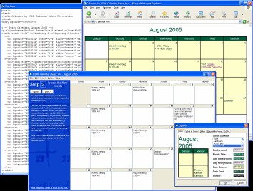 HTML Calendar Maker Pro 3.8.9 screenshot