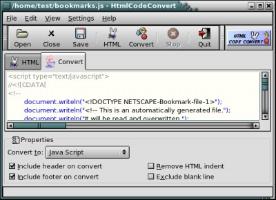 Html Code Convert 3.3.1 screenshot