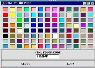 Html Color Cube 1.0 screenshot