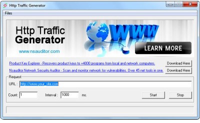 HttpTrafficGen 1.8.8 screenshot