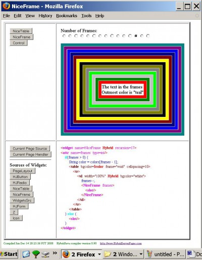 HybridJava compiler 1.09 screenshot
