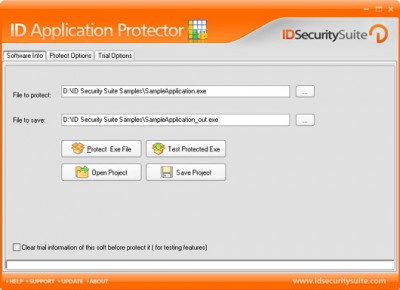 ID Application Protector 1.2 screenshot