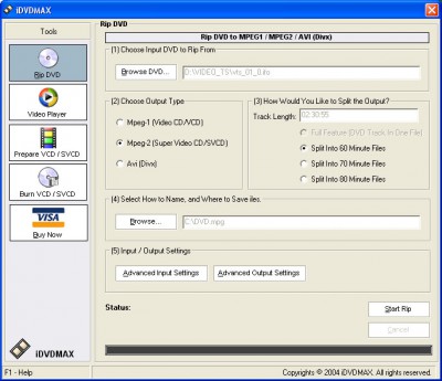 iDVDMAX 1.1 screenshot