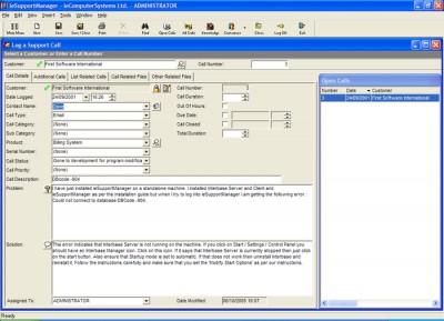 ieSupportManager 1.50 screenshot