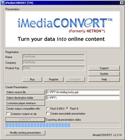 iMediaCONVERT 3.3.20 screenshot