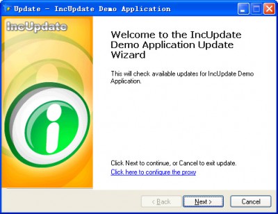 IncUpdate 3.20 screenshot