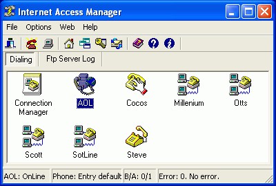 Internet Access Manager 1.22 screenshot