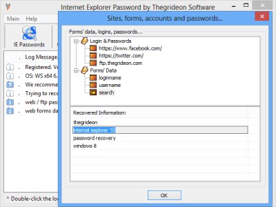 Internet Explorer Password 2014.01.12 screenshot