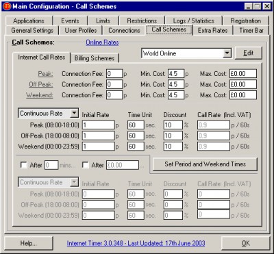 Internet Timer 3 3.0.348 screenshot