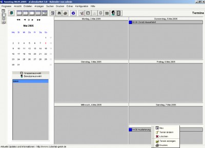 jCalendar 1.1 screenshot