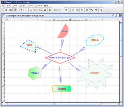 JFDraw 1.8.0 screenshot