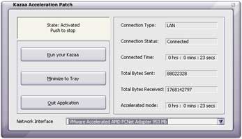 Kazaa Acceleration Patch 5.8.3 screenshot
