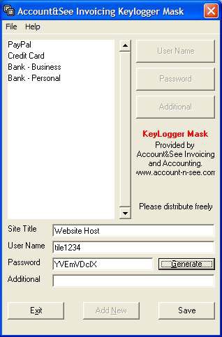 KeyLogger Mask 1 screenshot