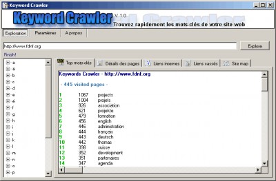 KeyWord Crawler 1.1 screenshot