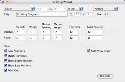 Knitting Wizard 1.1.2 screenshot