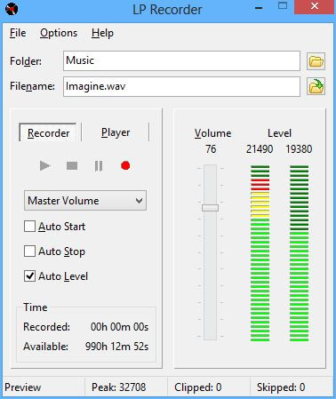 LP Recorder 11.1.1 screenshot