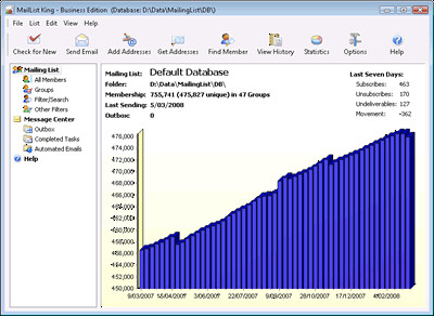 MailList King 12.05 screenshot