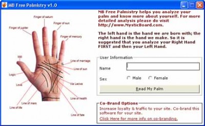 MB Free Palmistry 1.70 screenshot